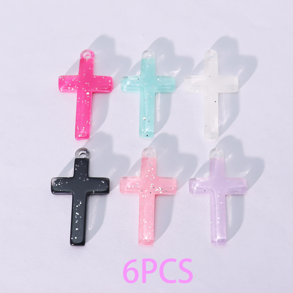 6pcs DIY earring pendant Flatb - Body Jewelry Y2K 评论和价格
