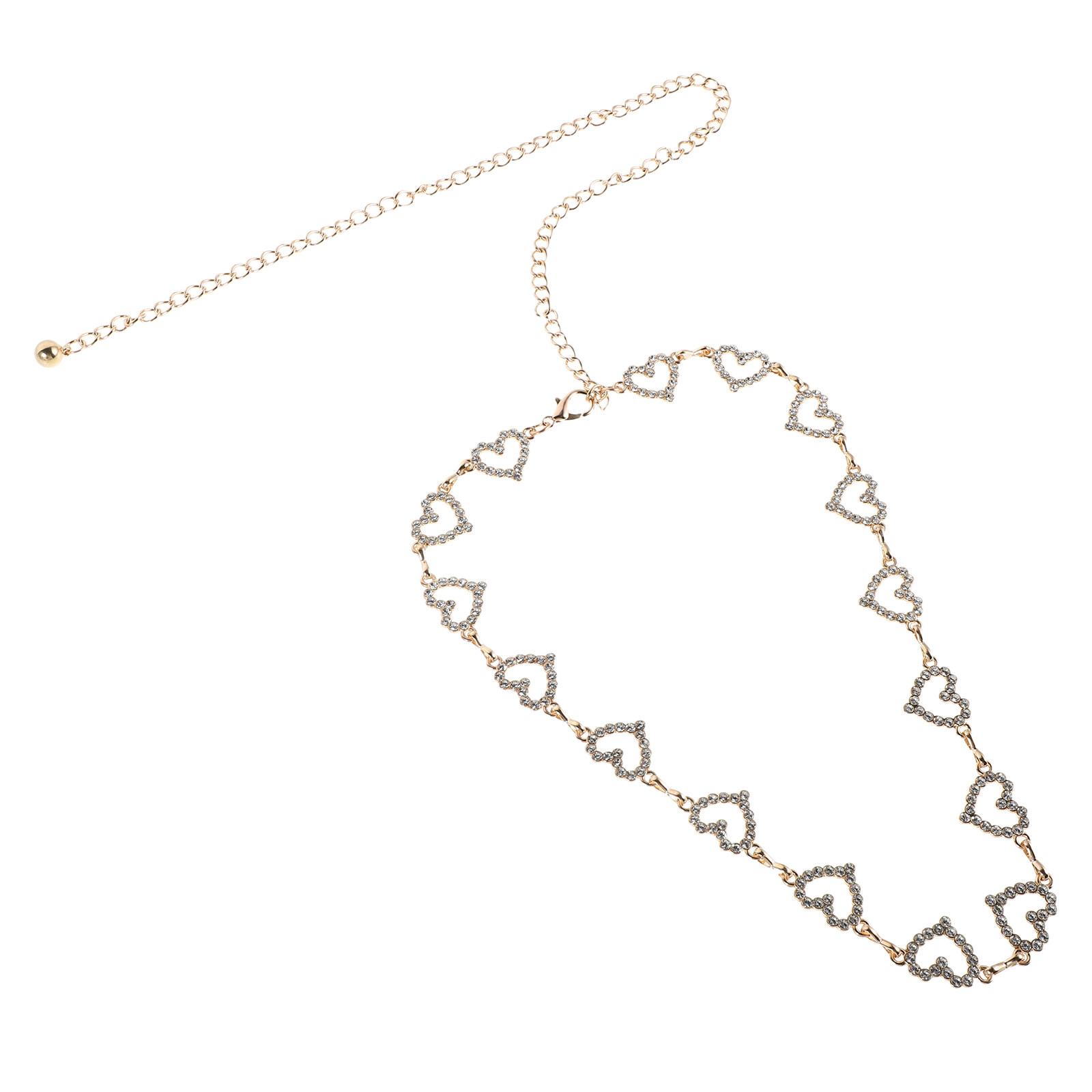 Adjustable Waist Chain Rhinest - Body Chain Jewelry 评论和价格