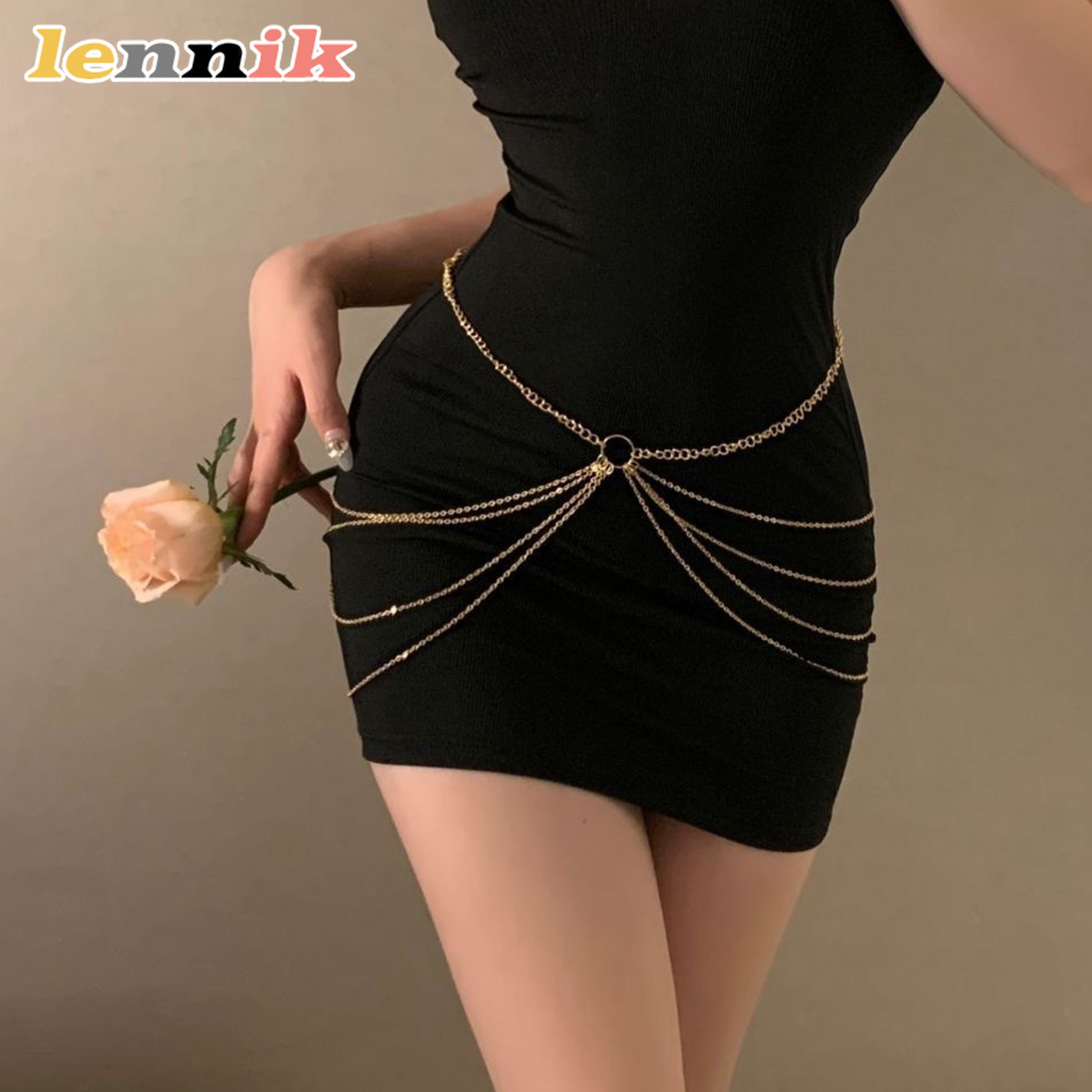 LENNIK Tassel Metal Multi-Laye - Body Jewels 评论和价格