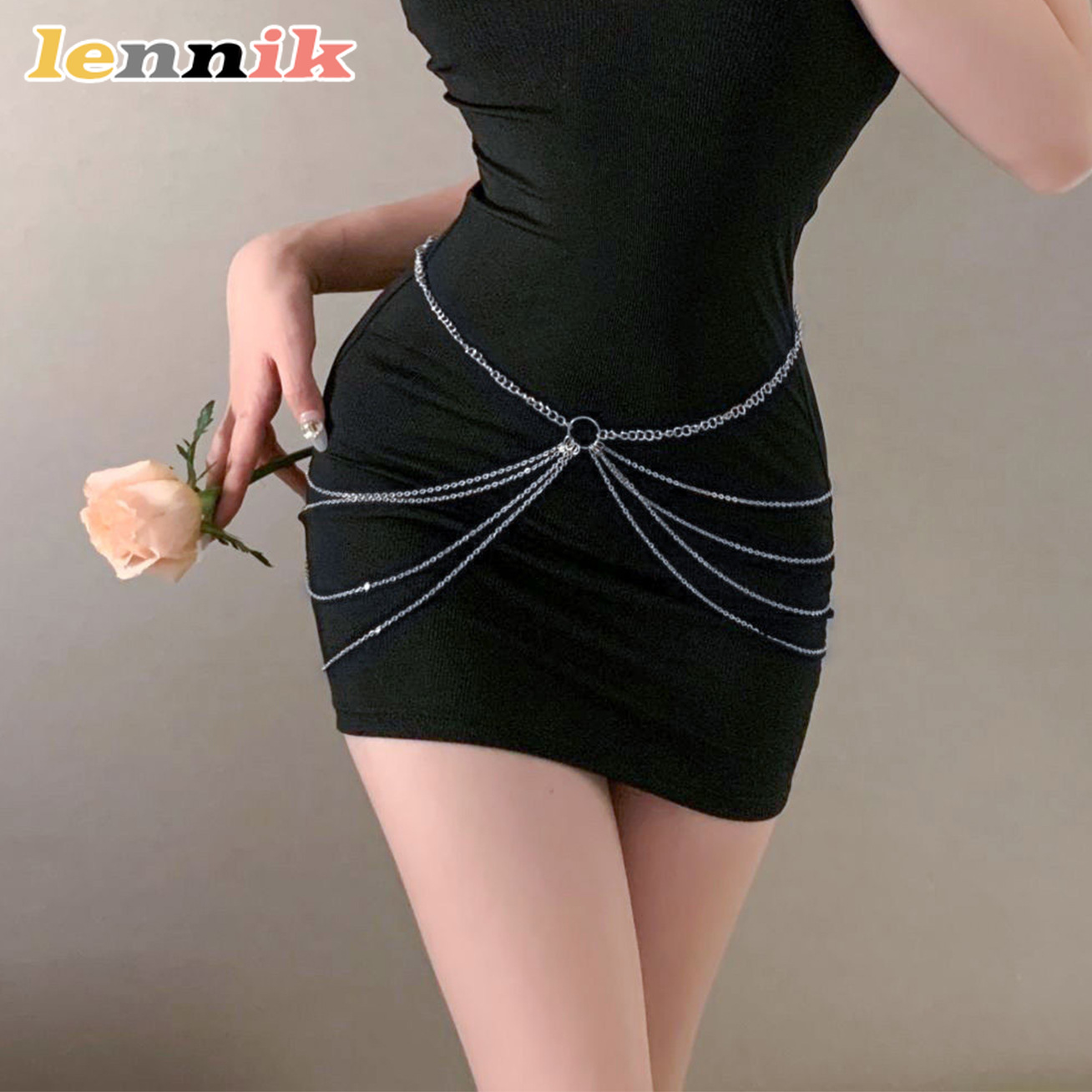 LENNIK Tassel Metal Multi-Laye - Body Jewels 评论和价格