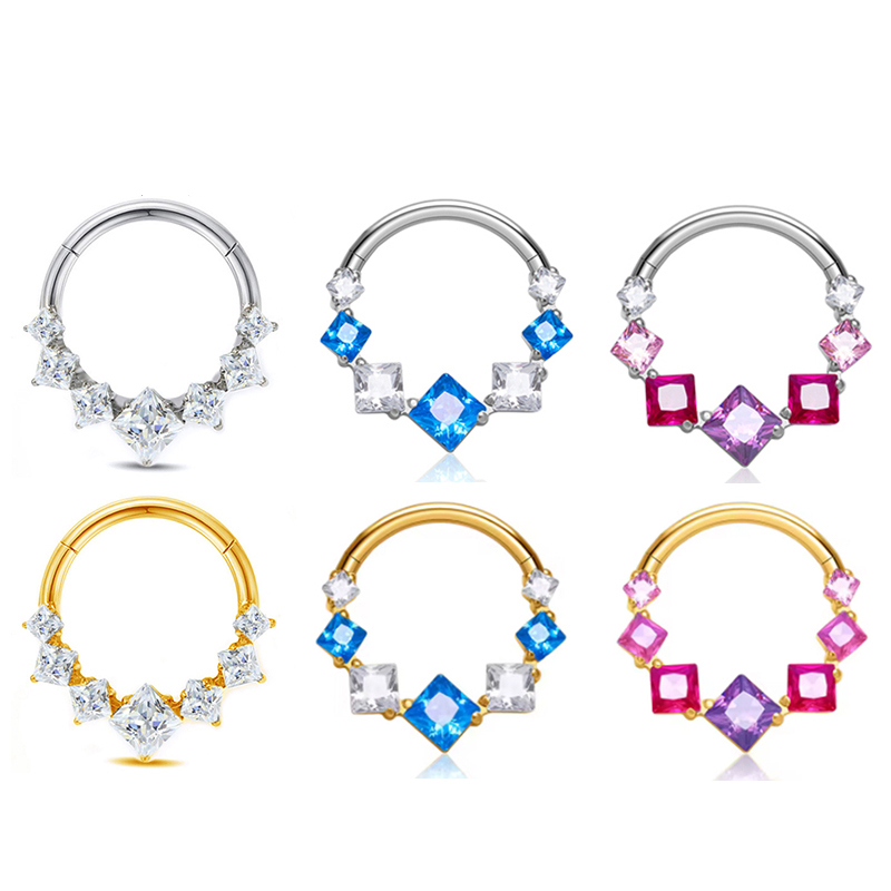 1PC ASTM F136 G23 Titanium Got - Conch Earring Hoop 评论和价格