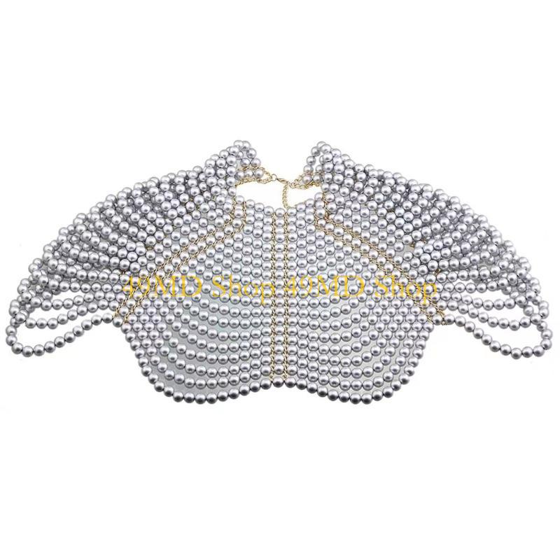 49MD Elegant Women Shawl Multi - Body Chain Jewelry 评论和价格