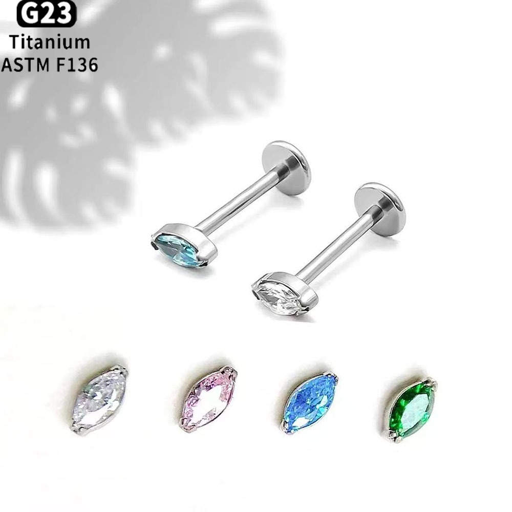 G23 Titanium Labret Lip Pierci - Conch Earring Hoop 评论和价格