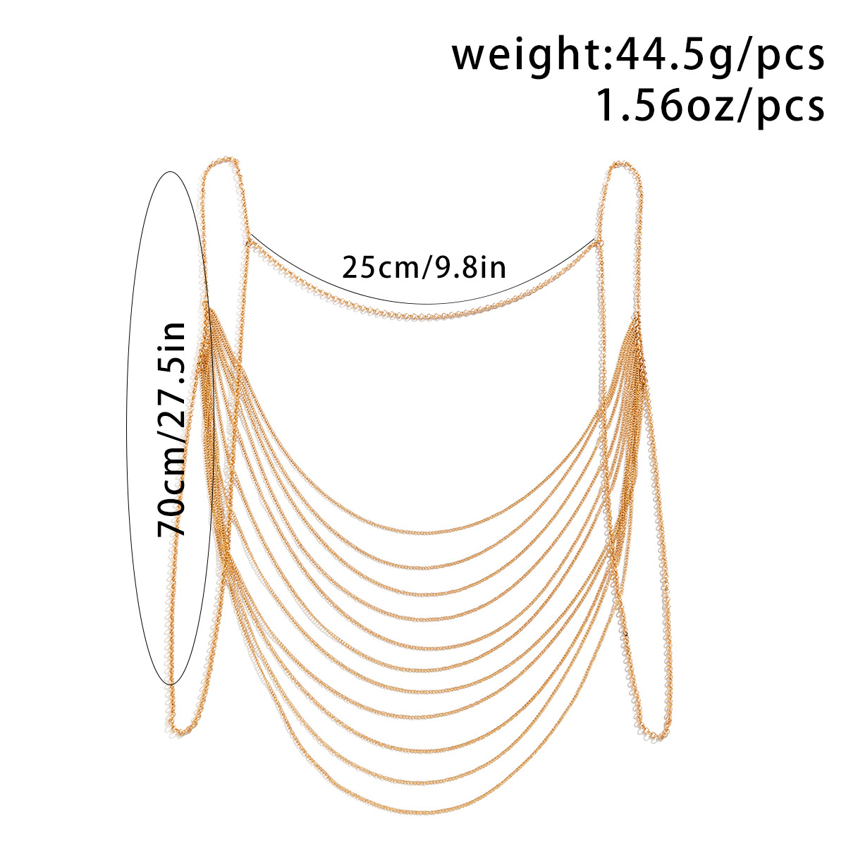 Classic Multi layered Tassel B - Body Jewelry Types 评论和价格