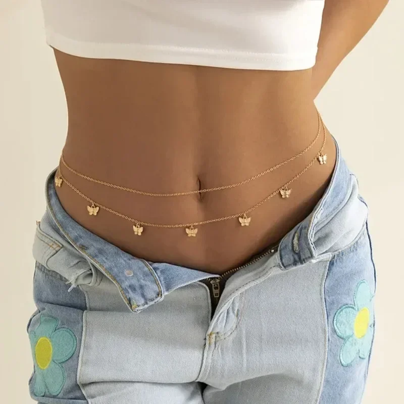 New Charm Sexy Double Layer Bu - Body Jewels 评论和价格