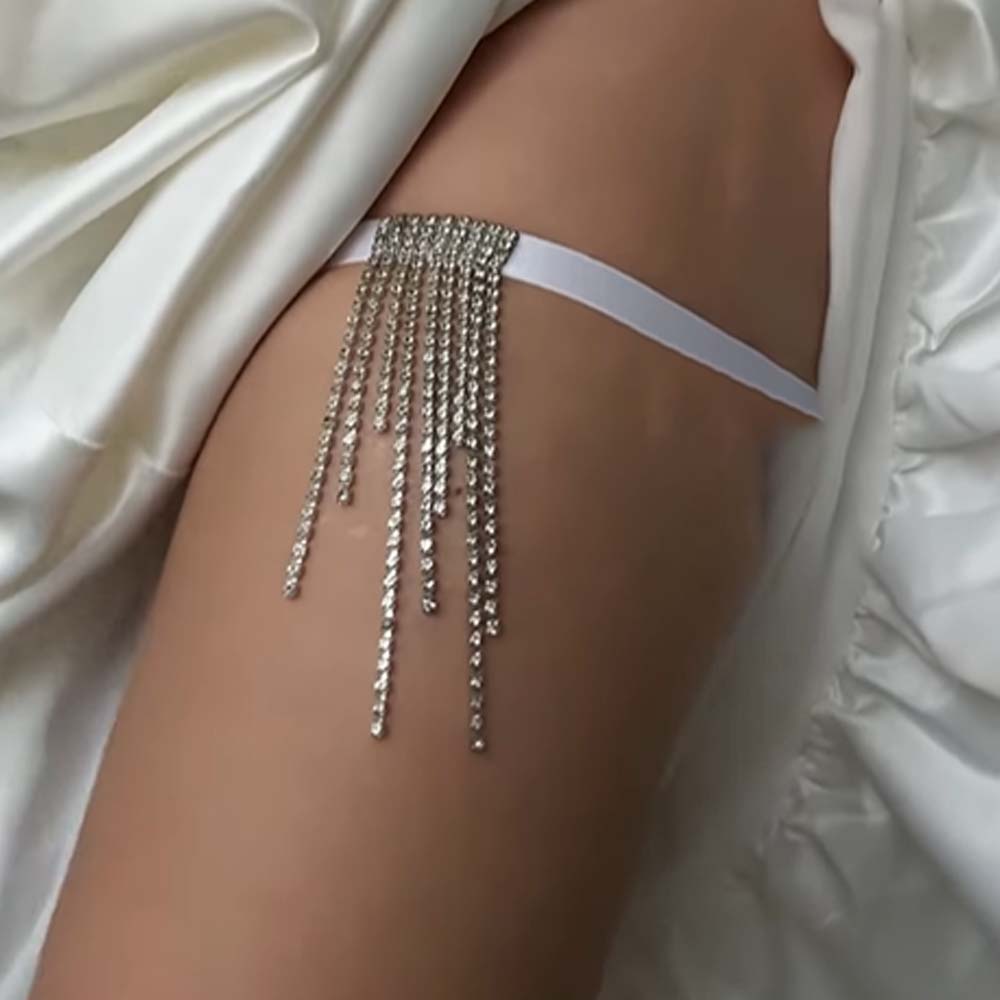Stonefans Lrregular Tassel Leg - Body Jewelry Thigh Chain 评论和价格