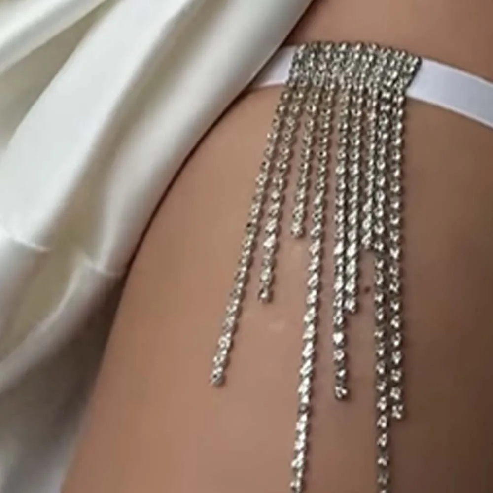 Stonefans Lrregular Tassel Leg - Body Jewelry Thigh Chain 评论和价格