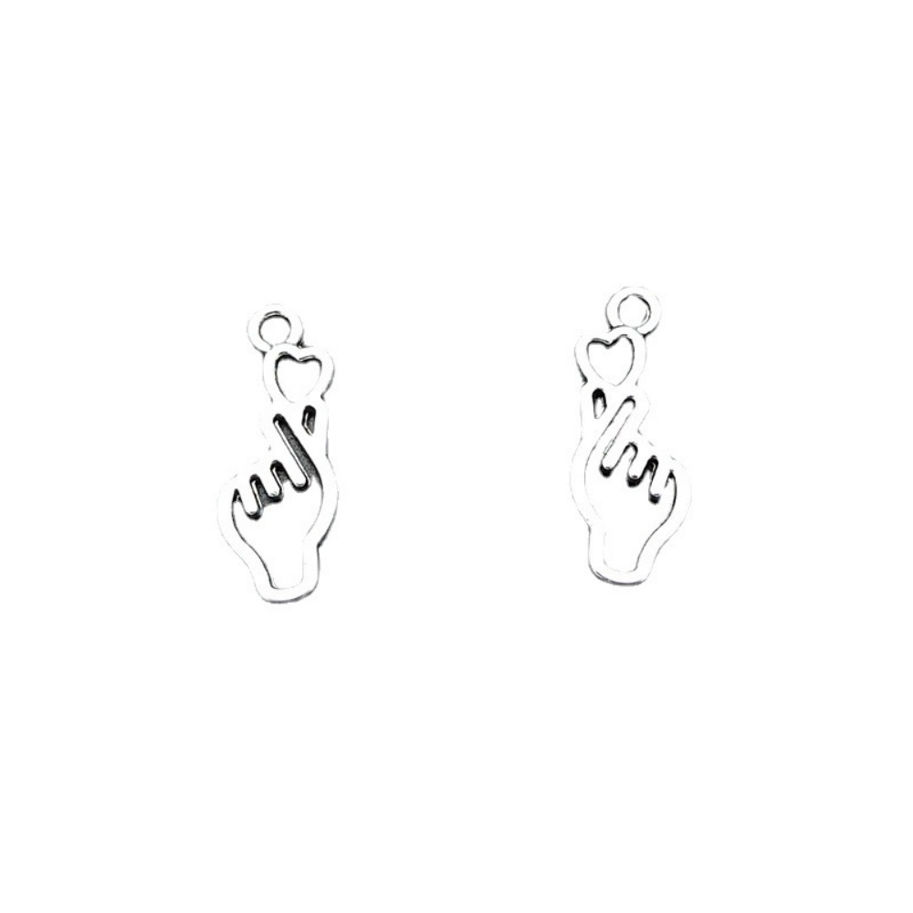 10-100pcs Finger Heart Diy Jew - Body Jewelry Y2K 评论和价格