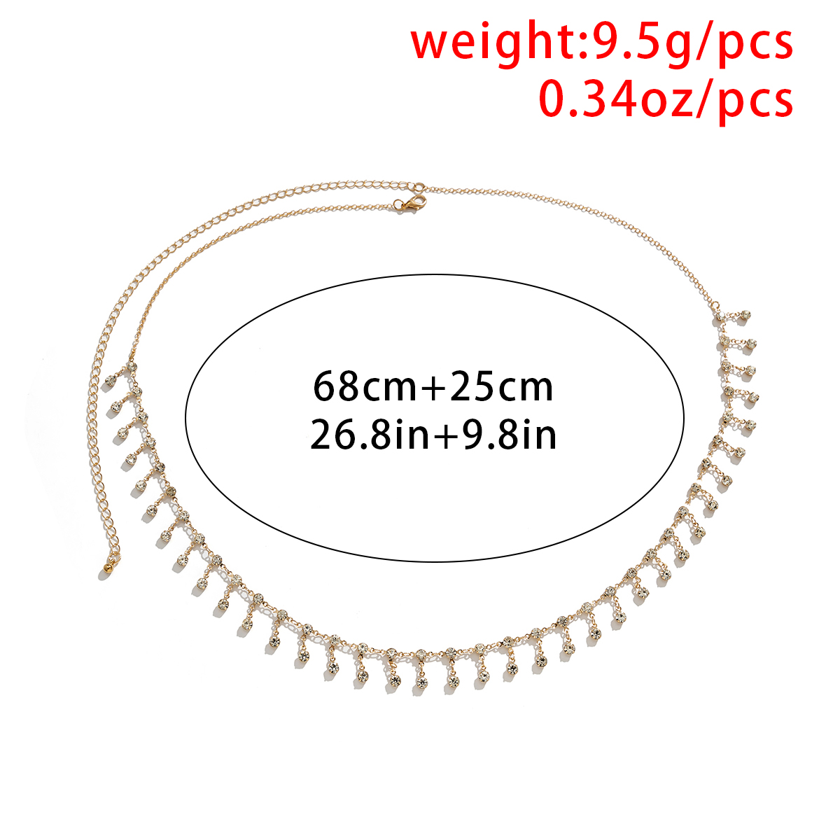 Sexy Tassel Waist Chain Belt Z - Body Jewelry Helix 评论和价格
