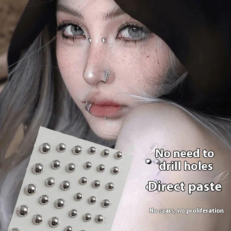 321pcs Non Piercing Lip Studs  - Body Jewelry Hoops 评论和价格