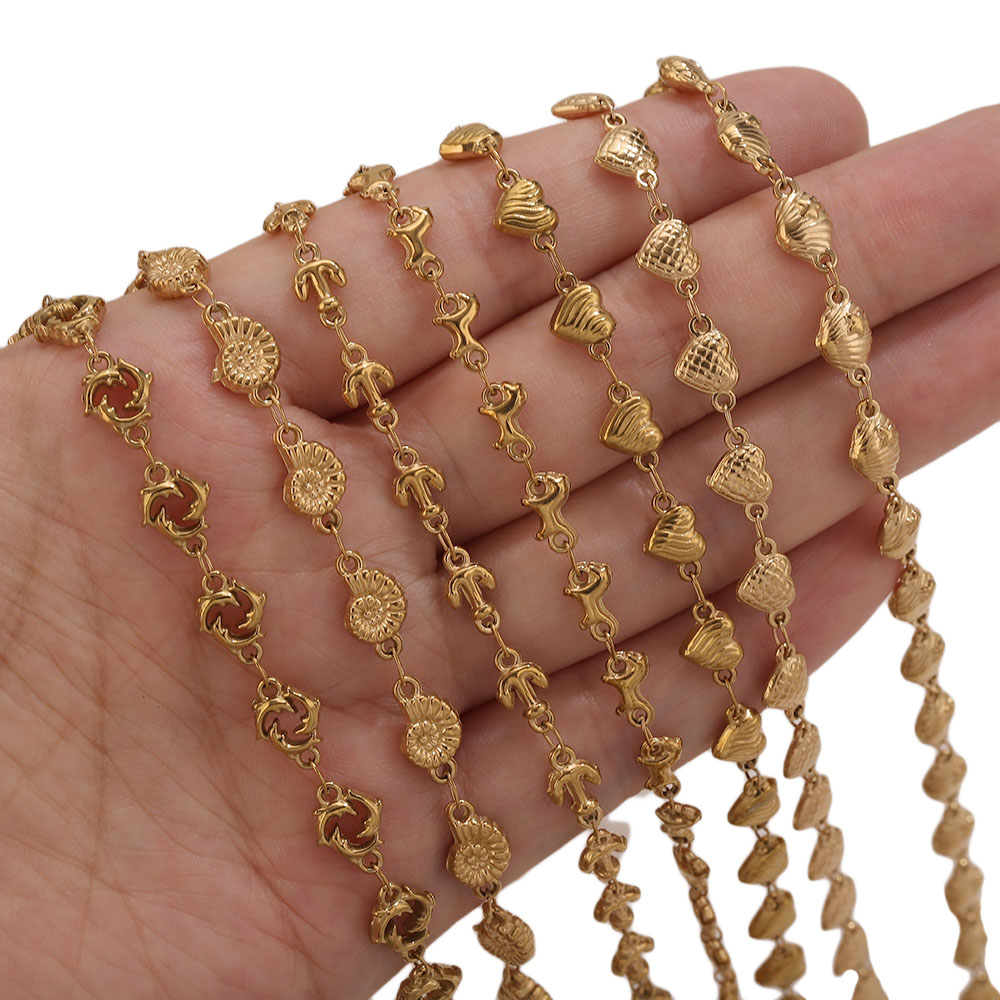 1M PVD Gold Stainless Steel He - Body Jewels 评论和价格