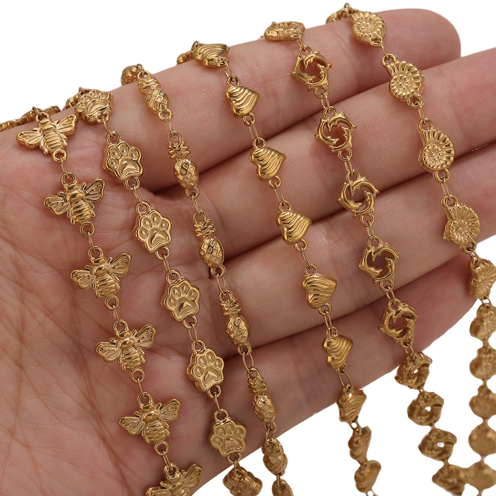 1M PVD Gold Stainless Steel He - Body Jewels 评论和价格