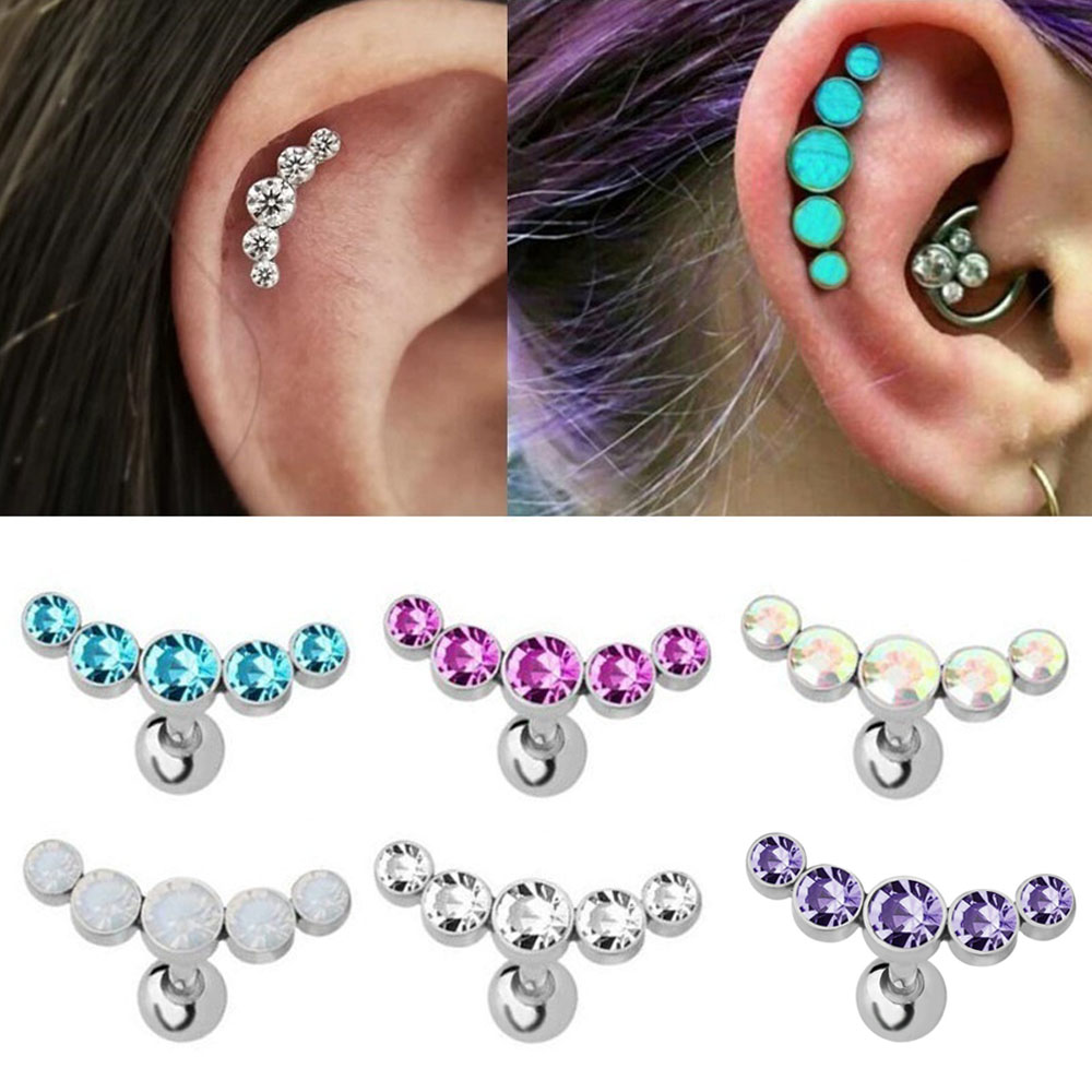 1Pcs Fashion 16G Stainless Ste - Body Jewelry Ear 评论和价格