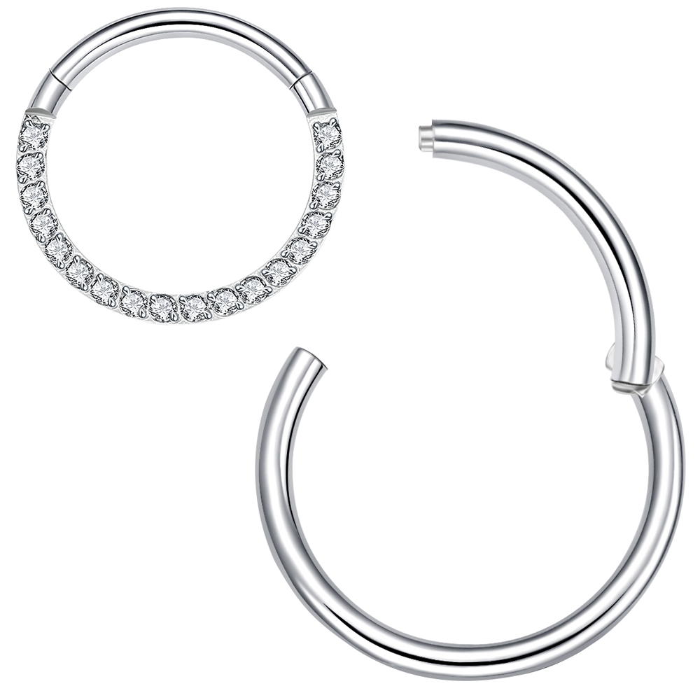 1PCS Septum Hoop Daith Piercin - Conch Earring Hoop 评论和价格