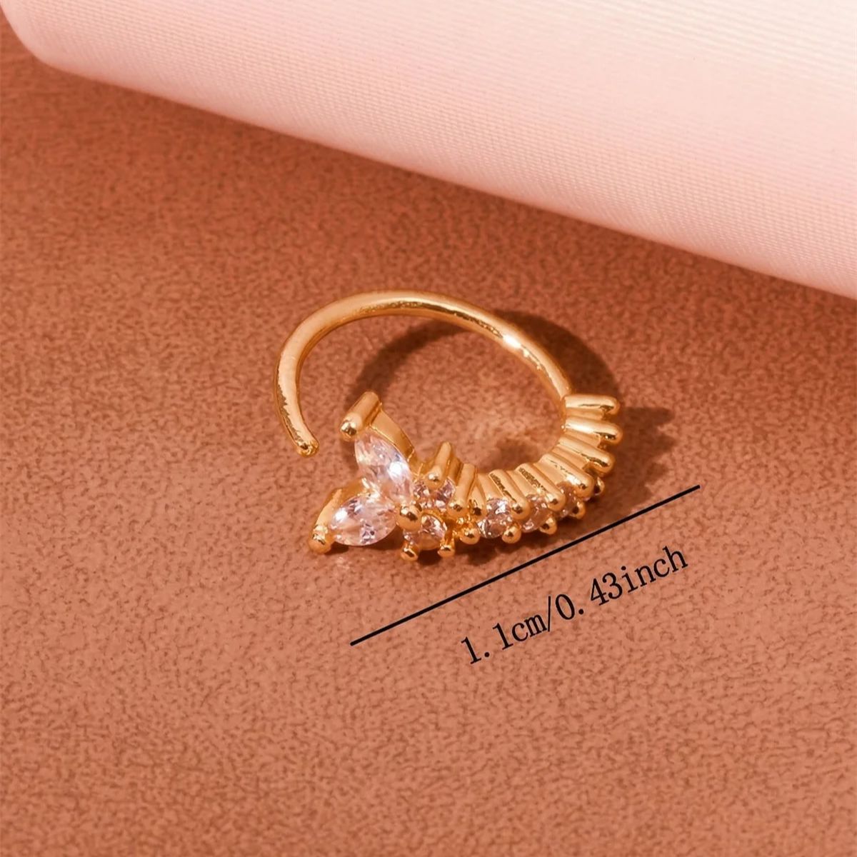 1PC Y - Shape Design No Pierci - Body Jewelry Hoops 评论和价格