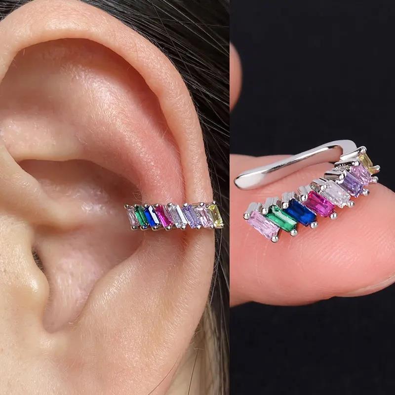 1Pc Fashion Crystal cz Star Le - Conch Earring Hoop 评论和价格