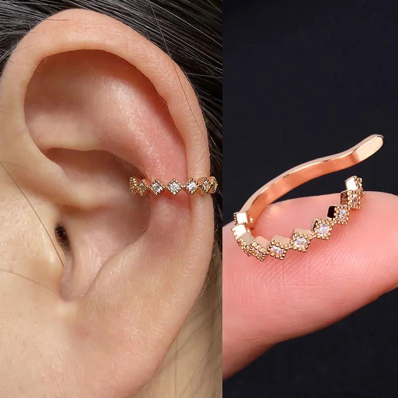 1Pc Fashion Crystal cz Star Le - Conch Earring Hoop 评论和价格