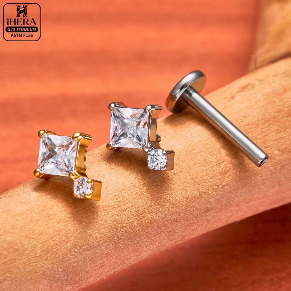 G23 Titanium Labret Segment He - Conch Earring Hoop 评论和价格