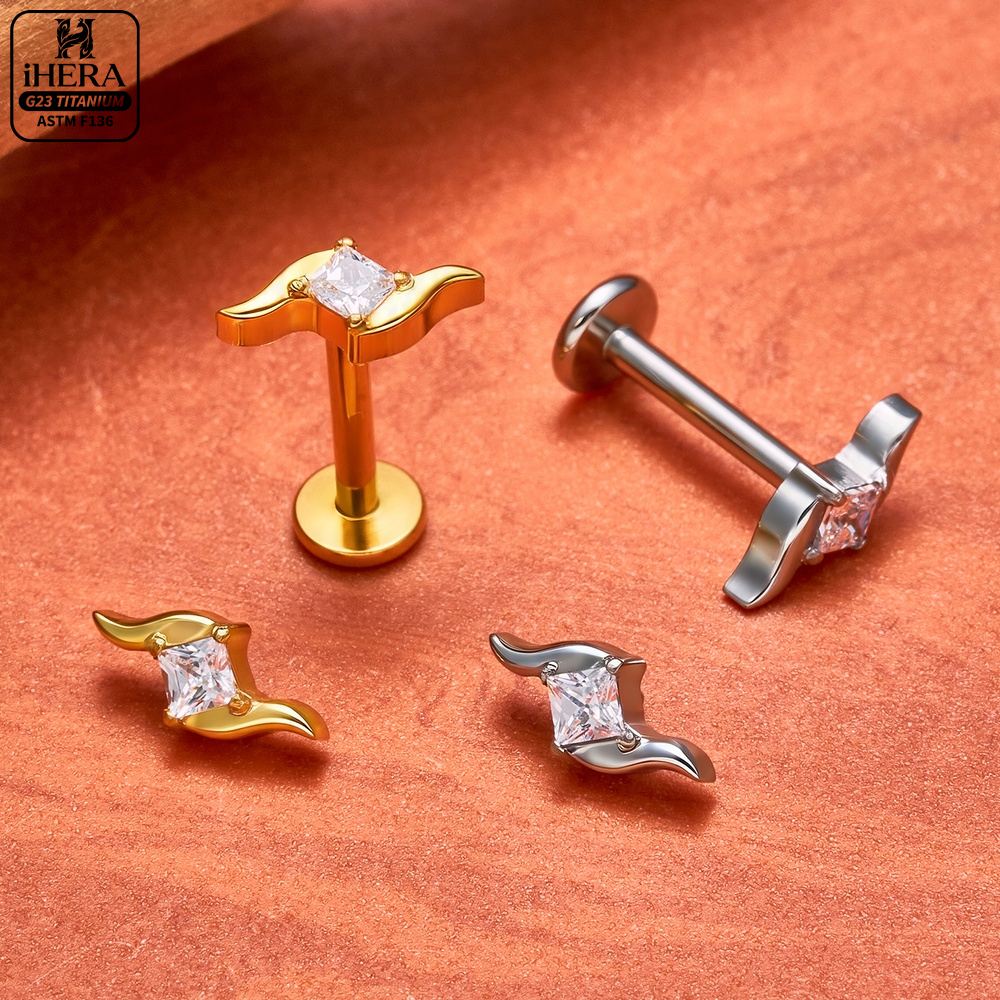 G23 Titanium Labret Segment He - Conch Earring Hoop 评论和价格