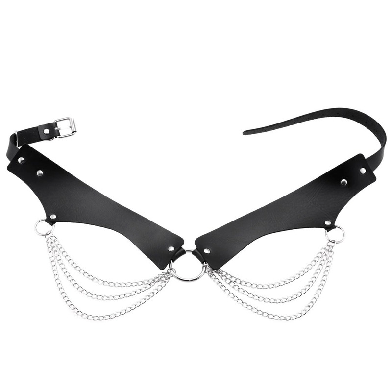 PU Leather Chain Belt Goth Sex - Body Jewelry Thigh Chain 评论和价格