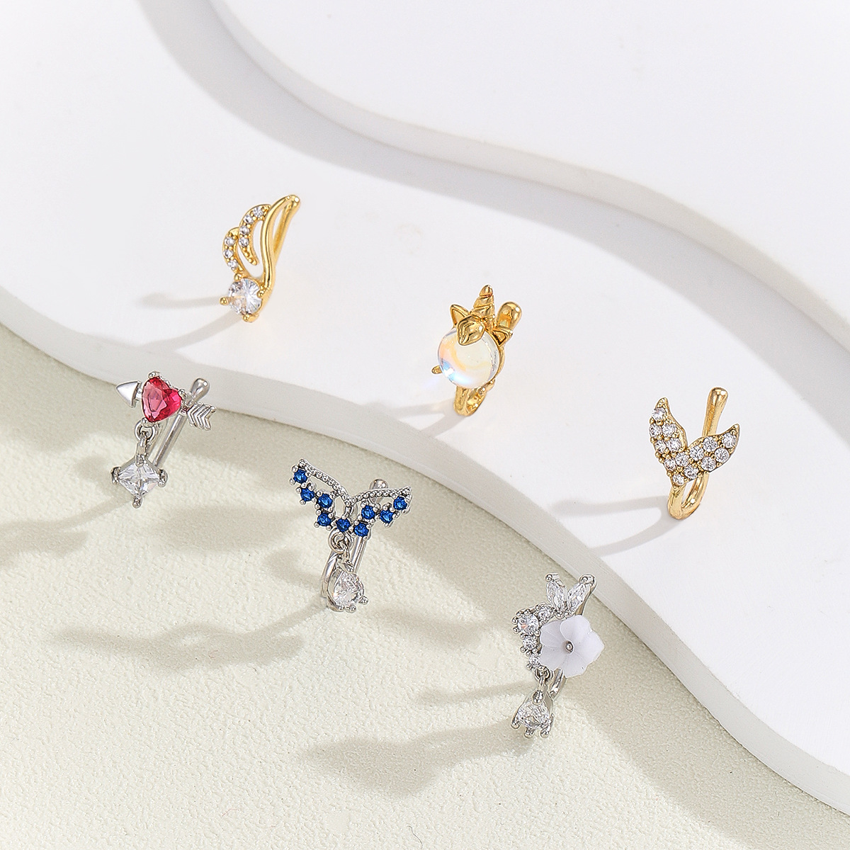Fake Nose Piercing Jewelry Hig - Body Jewelry Hoops 评论和价格
