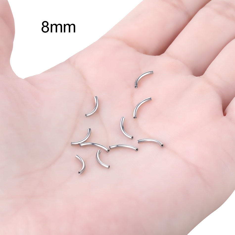 10Pcs/set G23 Titanium Interna - Eyebrow Curved Barbell 评论和价格