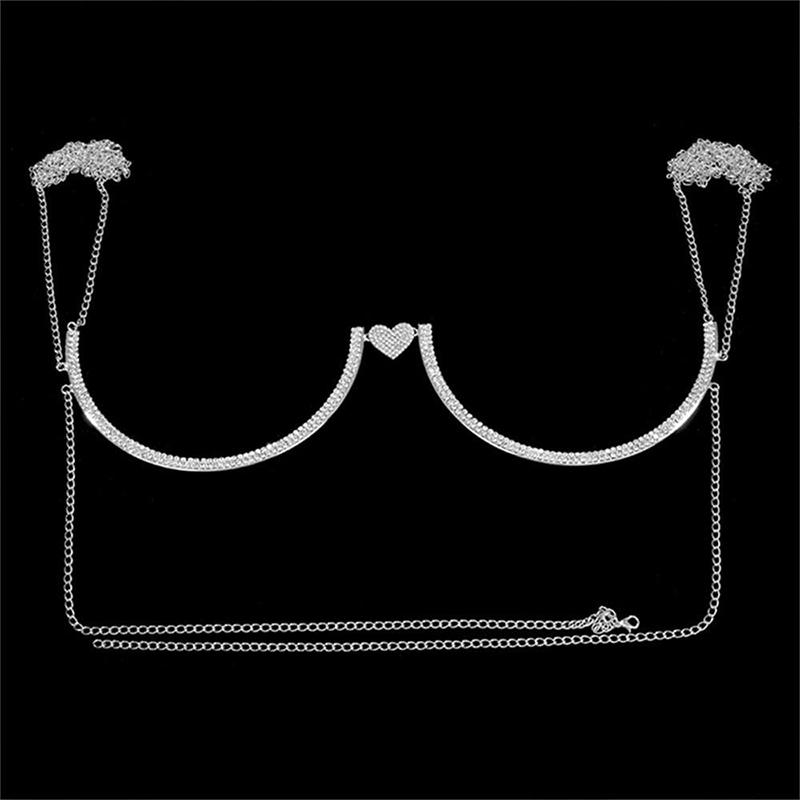 Stonefans Heart Rhinestone Che - Body Jewelry Types 评论和价格